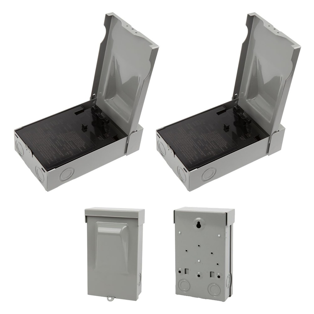 60Amp Pull Out Disconnect 2 Pole 3 Wire Metal Box for AC Units
