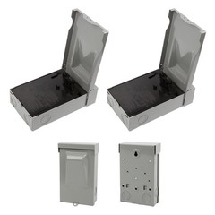 60Amp Pull Out Disconnect 2 Pole 3 Wire Metal Box for AC Units