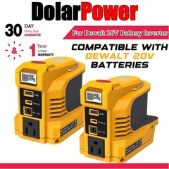 2x 220W Power Inverter Compatible with Dewalt 20V Max Battery DC 20V to 110V AC