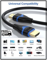 4K Short HDMI Cable 6 Inch, HDMI Cord 0.5FT High Speed HDMI to HDMI Cable 2.0(4