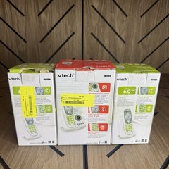 VTech CS6124 DECT 6.0 Cordless Phone System w/ 3 Handsets Answering Machine