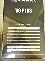 vSeeBox V6 Plus Android 14 Media Box 64GB Wi-Fi 6 BT 5.0 HDMI 4320p