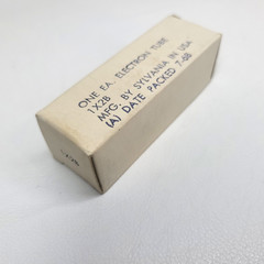 1968 Sylvania 1X2B Vacuum Tube NOS Military Spec Vietnam War Era (A) 7-68 NOS