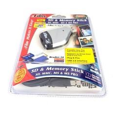 Delkin Devices eFilm Pocket Reader Writer SD & Memory Stick Brand New Sealed