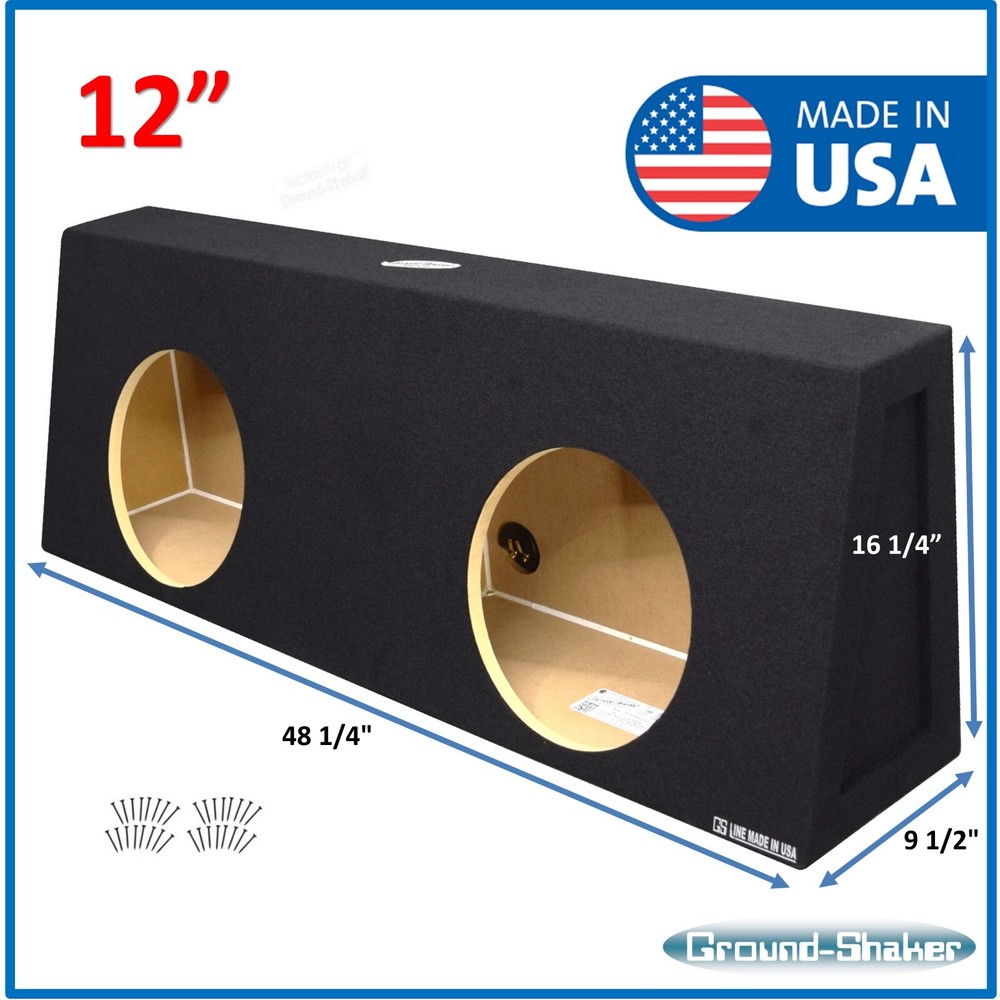 Chevy Silverado Single Cab / Regular Cab 12″ X-Large Sub Box Subwoofer Enclosure