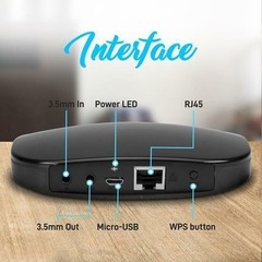 Wireless Streaming Receiver, Easy Plug-and-Play Digital Wi-Fi Multimedia File St