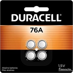 Duracell 76A 1.5V Batteries, 4 Count (Pack of 1), 76A 1.5 Volt Battery