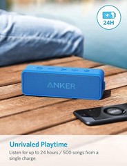 Anker Soundcore2 Portable Bluetooth Speaker Outdoor BassUp Stereo Pairing|Refurb