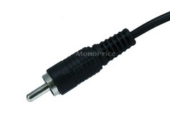 Monoprice 25ft RCA Plug/Plug M/M cable – Black