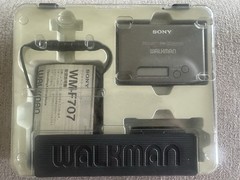 Sony WM-F707 Walkman Cassette Player, Awesome Silver ! Display or Repair !