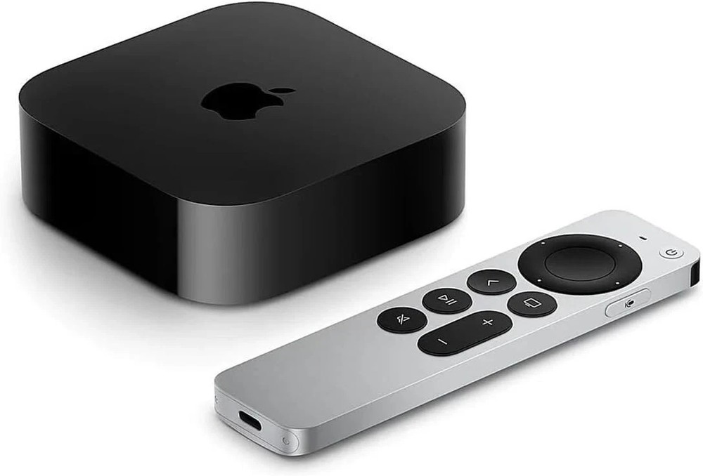 NEW – Apple TV 4K 3rd Gen. 64GB Media Streamer – Black Wi-Fi – Factory Sealed