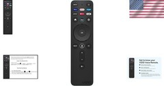 Lightweight Bluetooth Remote Control for Smart TVs – Voice Enabled Access