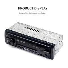 Single Din Car Stereo Radio Bluetooth MP3 Player Dash Audio FM AUX USB Charger