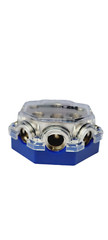 RDCARSHOW 1 IN 5 WAYS OUT WAY POWER DISTRIBUTION BLOCK 0/2/4/8 GAUGE CAR AUDIO
