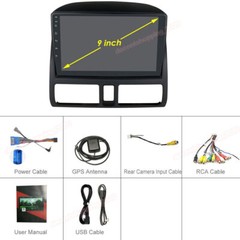 Apple CarPlay Android 15 Car Stereo Radio GPS Wifi For Honda CR-V CRV 2002-2006