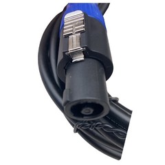 2-Pack 15 Ft Speakon to Speakon Cable 12 Gauge AWG Wire Audio PA Speaker Cables