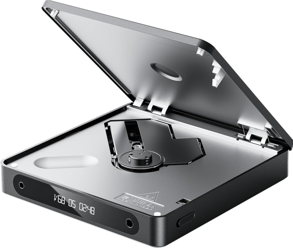 FiiO DM13 Bluetooth Multifunctional Portable Stereo CD Player (Black, Bluetooth)