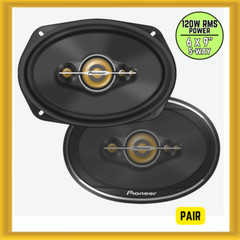Pioneer TS-A6991F 6 x 9″ 120W RMS Power 5-Way 4 Ohms Coaxial Car Speakers (PAIR)