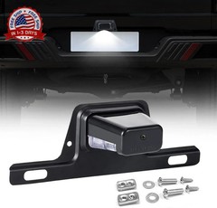 LED License Plate Light with License Plate Holder, Waterproof 12V DC License Tag