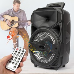 8” 1000W Portable FM Bluetooth Speaker Subwoofer Heavy Bass Sound System Party