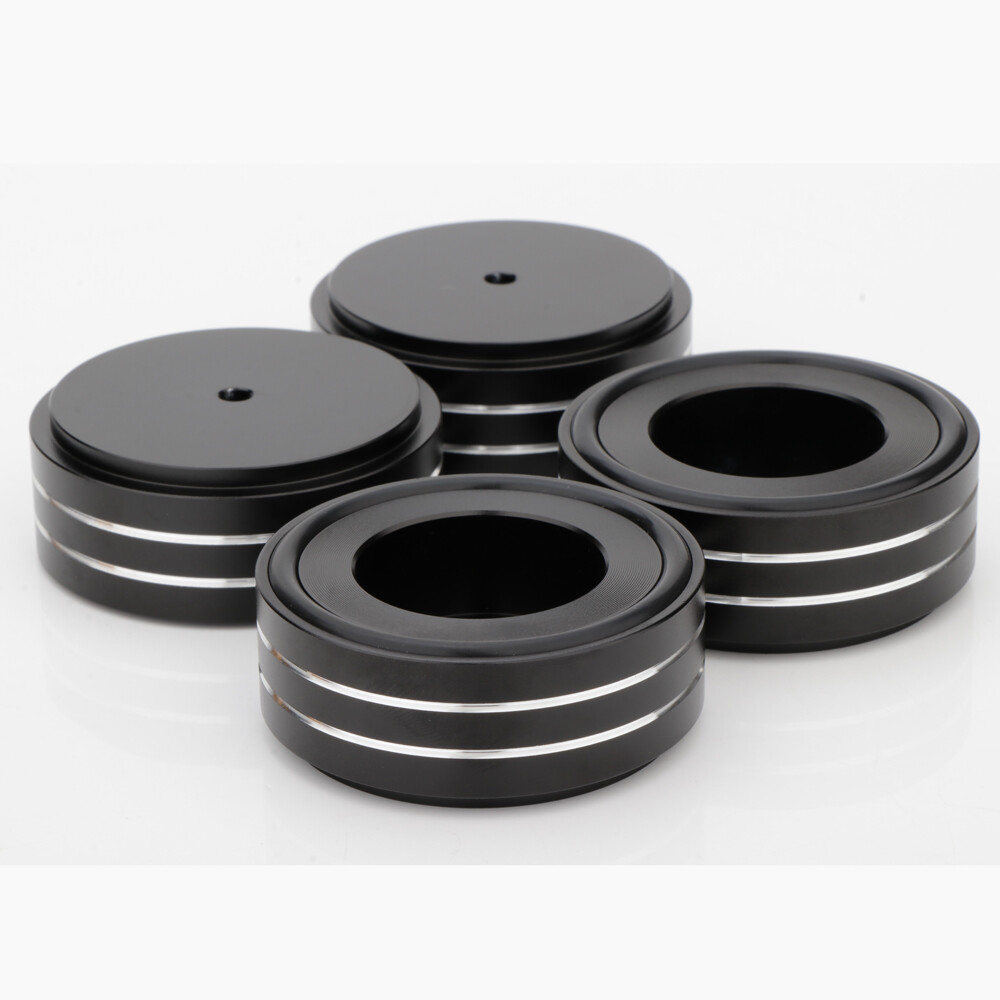 58*22mm Solid Aluminum Isolation Stand Pad Feet Cone Floor Base Hifi Audio DIY