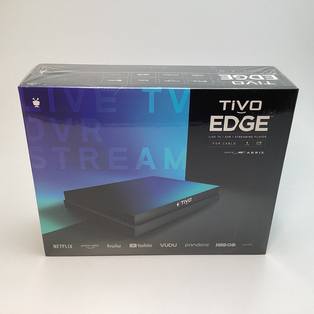 TiVo Edge for Cable Live TV / DVR / Streaming Player 2TB 6 Tuners RD6E20 – New