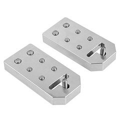 Pair Car Audio 6 Spot Flat Battery Terminals Bolt Use Only Positive Negative + –