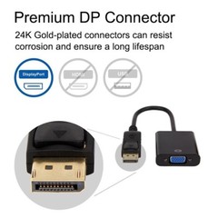 DP Display Port Male to VGA Female Converter Adapter Cable For PC Laptop