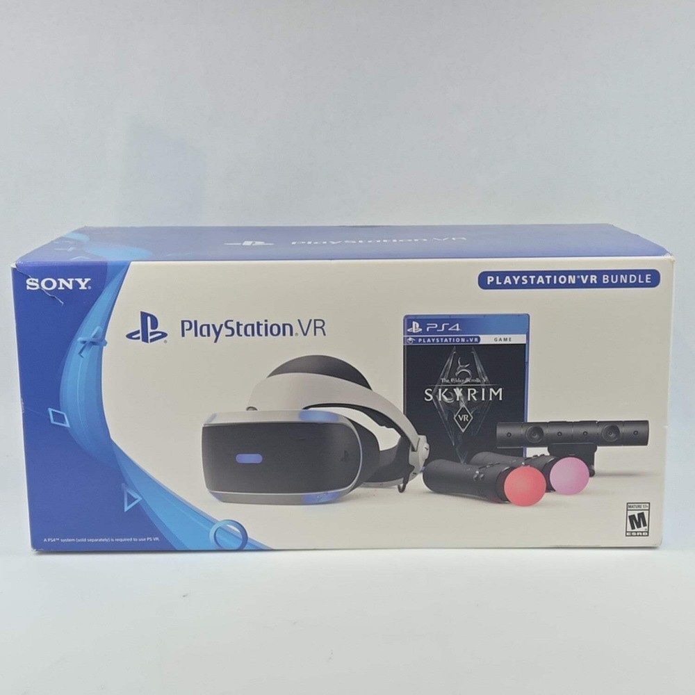 Sony PlayStation VR Skyrim Bundle VR2 Headset White/Black CUH-ZVR2