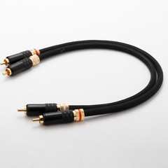 Pair 5N OFC Pure Copper Conductor Wire HiFi Audio Signal Interconnect RCA Cable