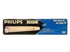 Philips DVD Player Progressive Scan / MPEG4 DivX Plays Music CD JPEG / MP3 / DVD