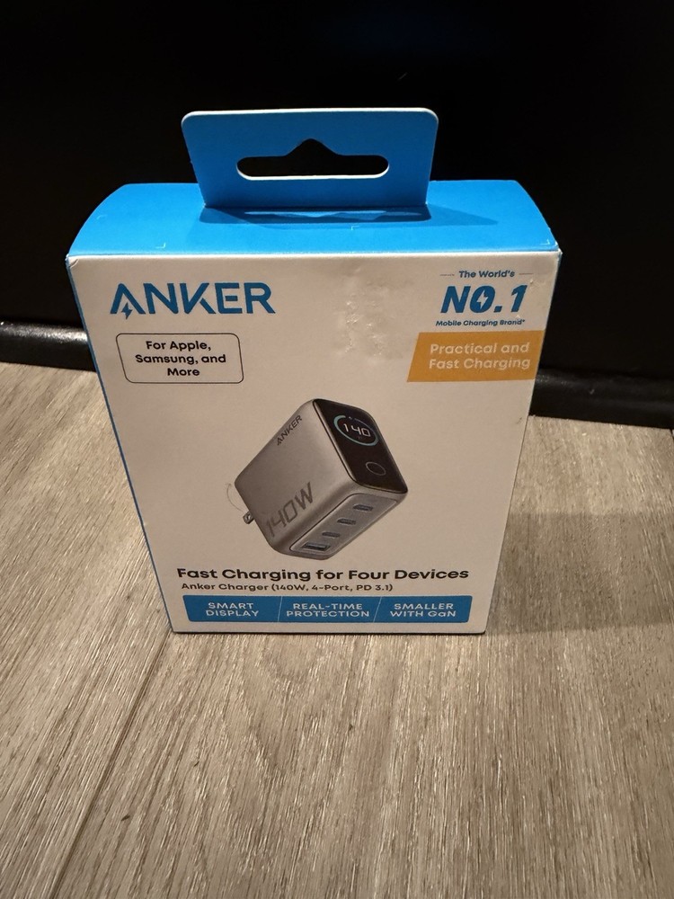 New Anker 140W 4 Port Fast Charging for Four Devices A2697