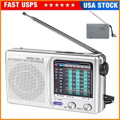 Portable Radio Retro Pocket Size Portable Am Fm Radio Easy to Carry
