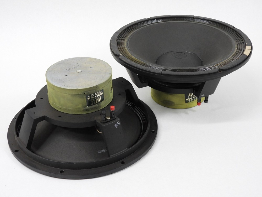 Altec Lansing 414-16B Vintage 12″ 16-Ohm Speaker Woofer Pair (original, nice)