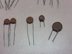 NOS Sprague 3kV Ceramic Disc Capacitors – RF/Bypass Set 68pF–0.005µF – 16 pcs