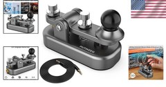 Morse Code Key with Corrosion-Resistant Aluminum Body
