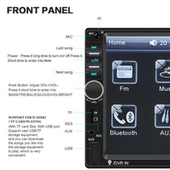 7″ Double Din Touch Screen Apple Android Auto Car Stereo Radio Bluetooth