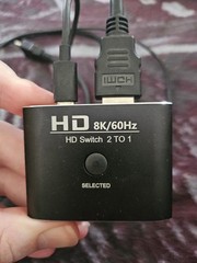 Lot HDMI 8k Cable Switcher, USBC Power Cable Included. Display Adaptor Cord.