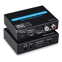 4K 60Hz HDMI 2.0 ARC Audio Extractor Splitter Converter Switcher 3.5mm Jack