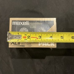 Maxell XL II 90 Blank Audio Cassette Tape Type II 2 High Bias Pack of 5 – Sealed