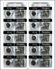 ENERGIZER 371 370 SR920W SR920SW (5 Pieces) Brand New Battery Authorized Seller