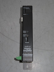 CYBERDATA AMP VOIP PAGING V2 25W PAGING AMPLIFIER POE ROHS SIGNAL 011061