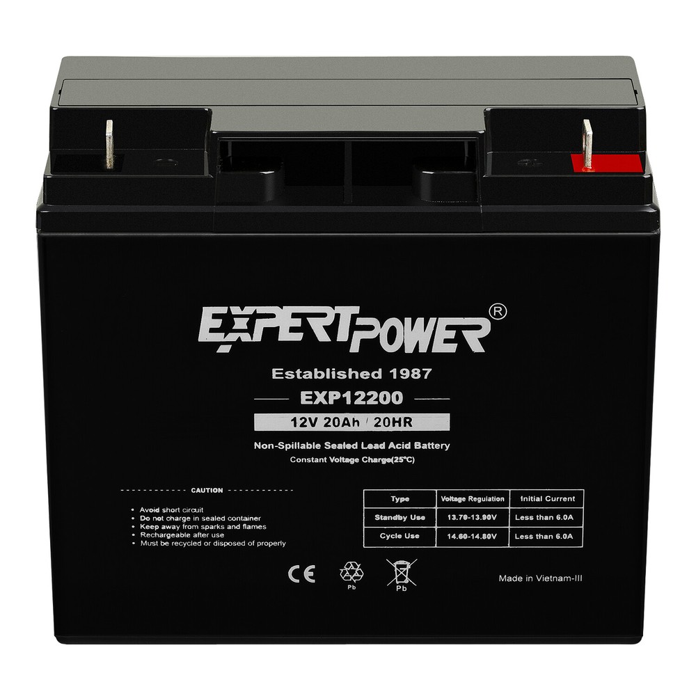 ExpertPower 12V 20AH SLA NB Terminals Replacement Battery for 5799000010