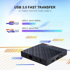 8K T95 MAX+ Dual WiFi 4GB/32GB Bluetooth Android 9.0 Streaming Media TV Box