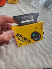 Sony Walkman Sports FM Yellow Portable Cassette Player AM/FM Radio Tested