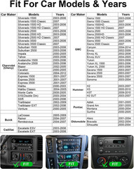 For 2001-2007 Chevy Express Wifi Apple Carplay Car Radio Stereo Android 15 Navi