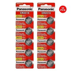 10 x PANASONIC CR 2016 CR2016 CR-2016 LITHIUM COIN CELL Button Battery Exp 2035