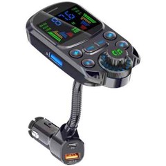 Car Bluetooth FM Transmitter Radio MP3 Wireless Adapter Hands-Free 3Port Charger