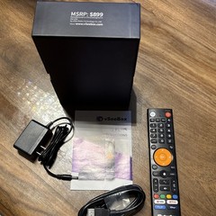 vSeeBox V3 Plus 4GB RAM, 64GB Up to 8K Android TV Box WiFi 6 BT5.0 Voice Remote