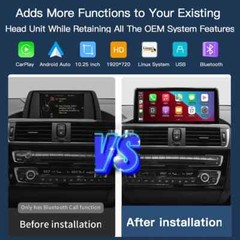 Wireless Carplay/Android Auto Screen For BMW F20 F21 F22 F30 F31 F32 F33 F34 F36